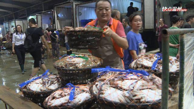 溫州中秋小長假 海鮮活蹦亂跳，水產品貨源充足